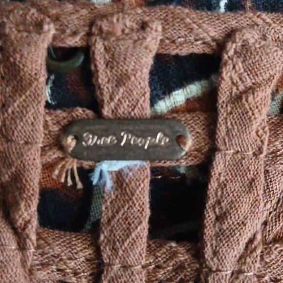 Free People Linen Crop Top - Picture 5 of 6